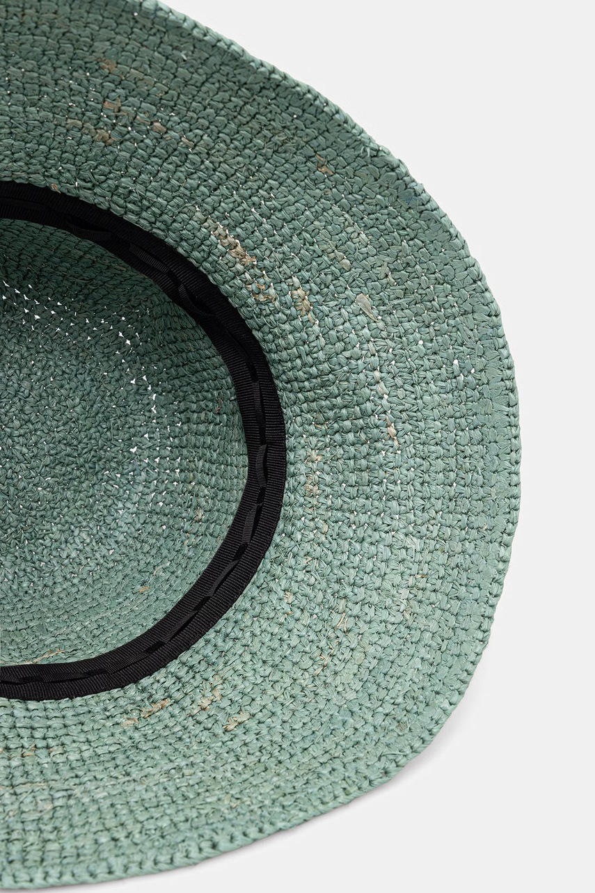 LE SH KA headwear καπέλο γυναικείο πλεγμένο Blue Bucket Hat φωτογραφία