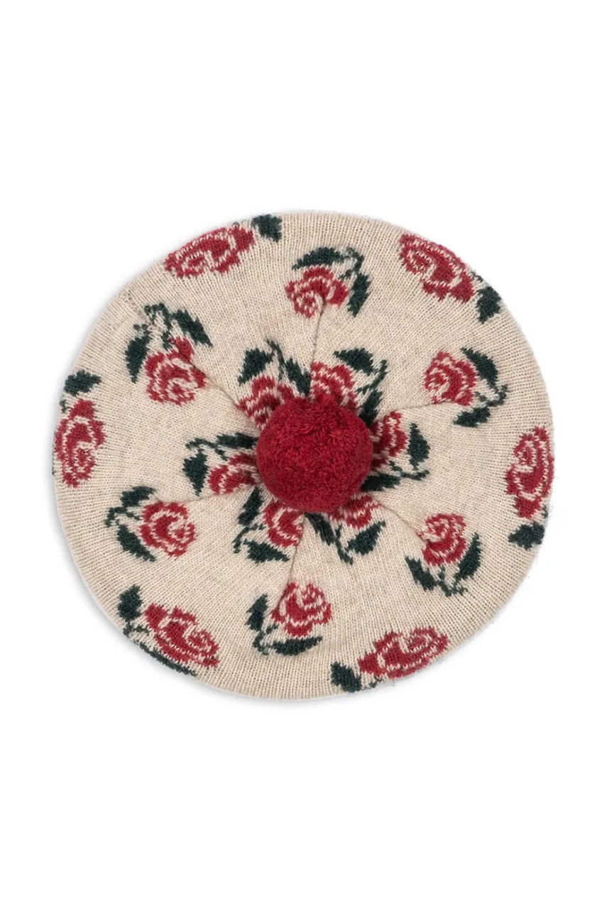 Дитячий берет з додаванням вовни Konges Sløjd BELOU KNIT BERET