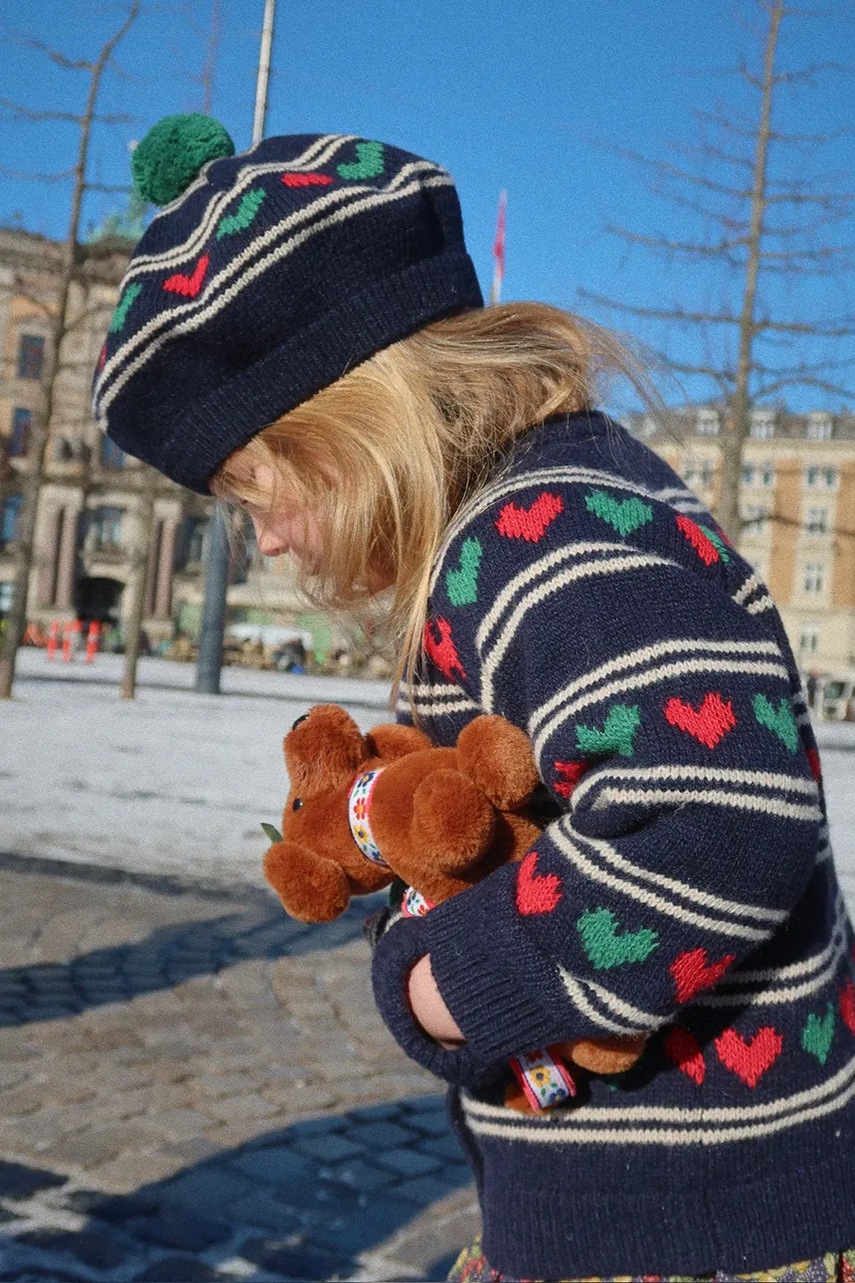 Μπέρες με μαλλί για παιδιά Konges Sløjd BELOU KNIT BERET φωτογραφία