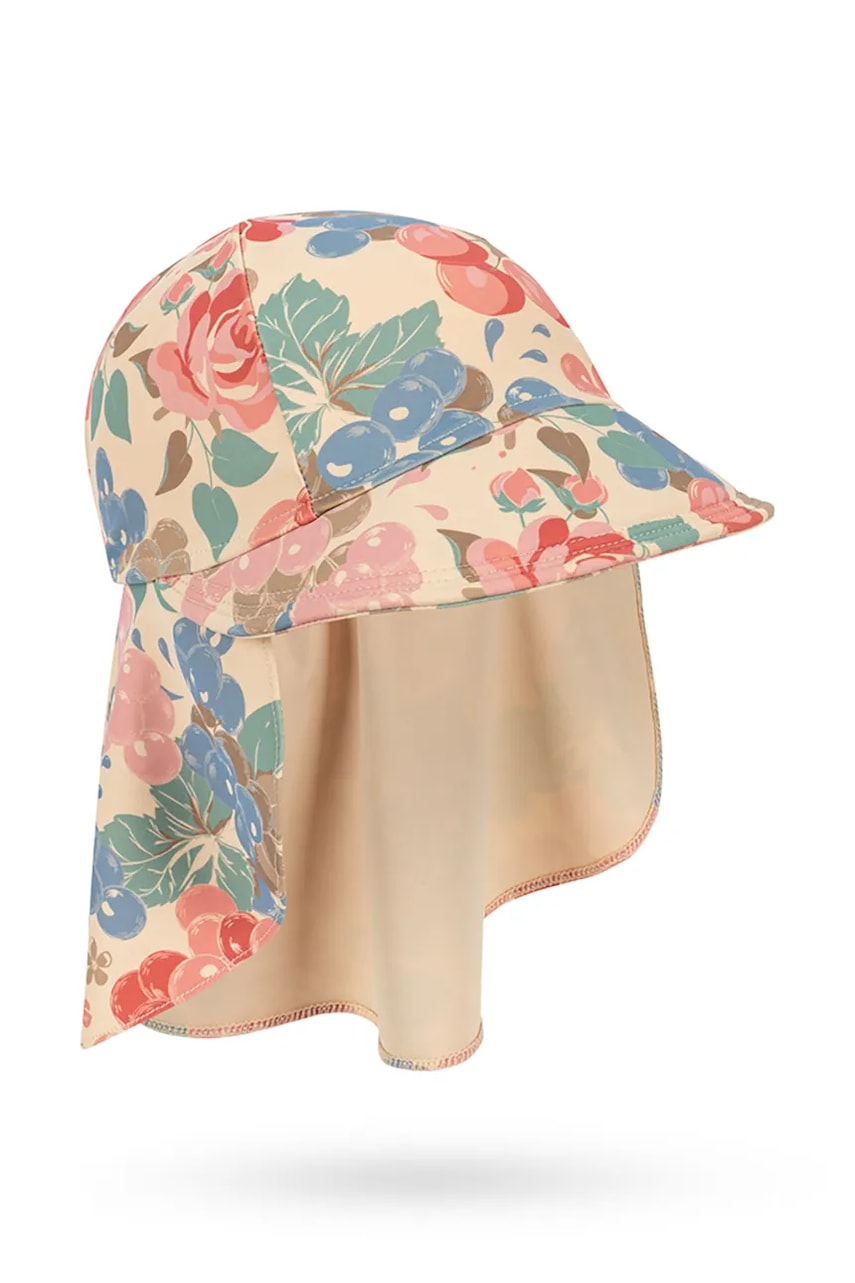 Konges Sløjd șapcă de baseball pentru copii MANUCA FRILL SUN HAT GRS