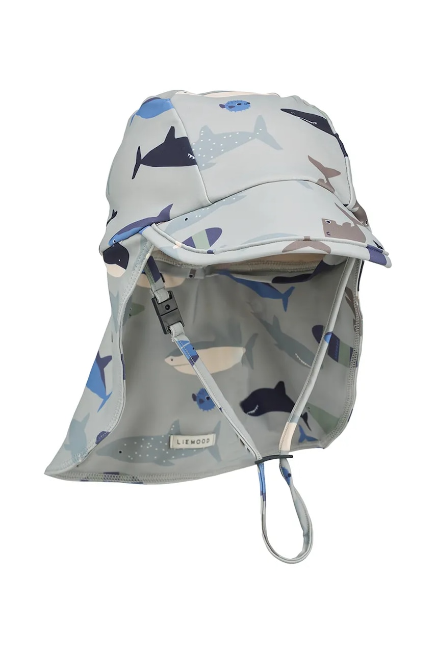 Παιδικό καπέλο με γείσο Liewood Cecilia Swim Hat LW19880.PPY2 μπλε 1-2 ετών,9-12 μηνών,3-4 ετών