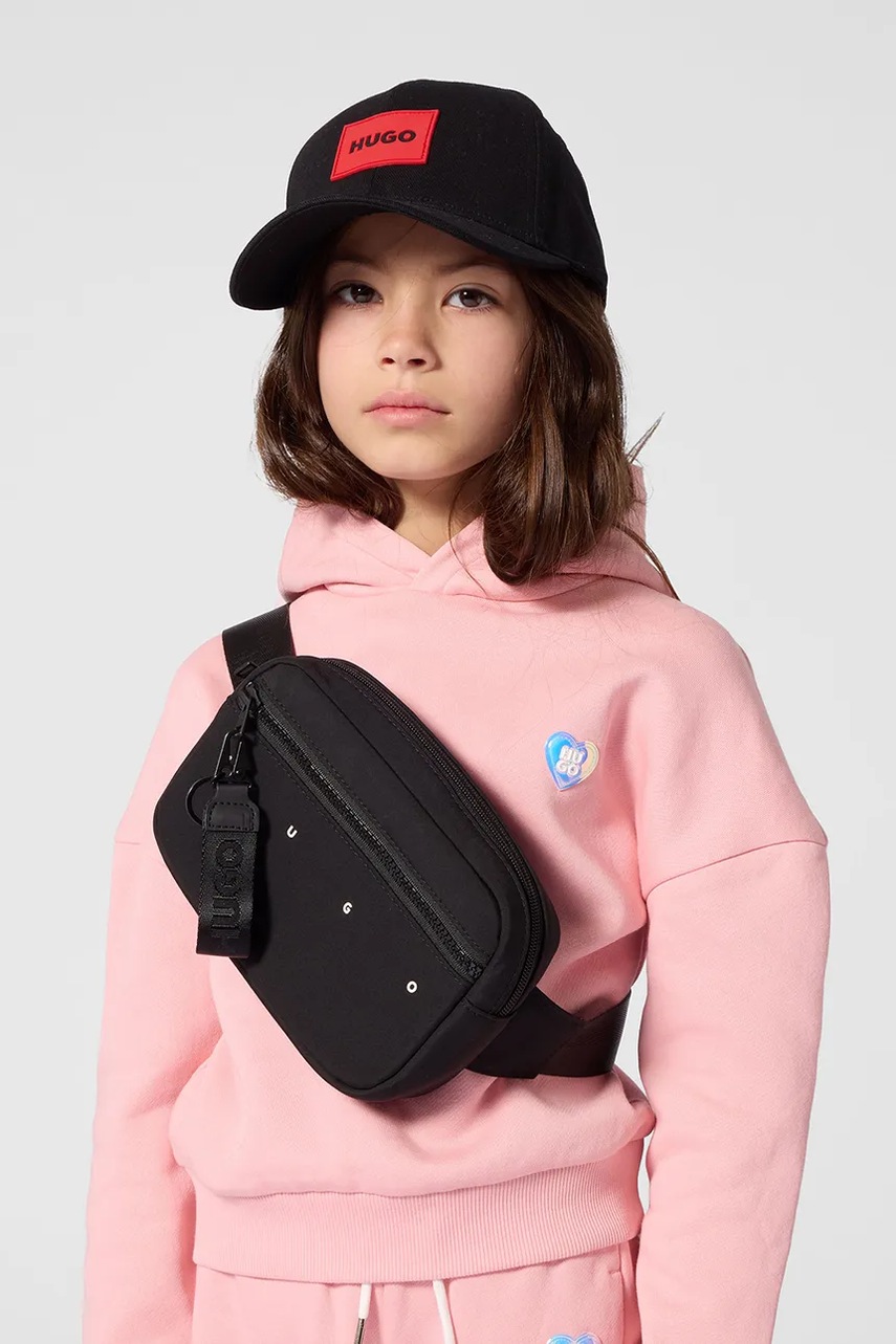 Παιδικό βαμβακερό καπέλο μπέιζμπολ HUGO φωτογραφία