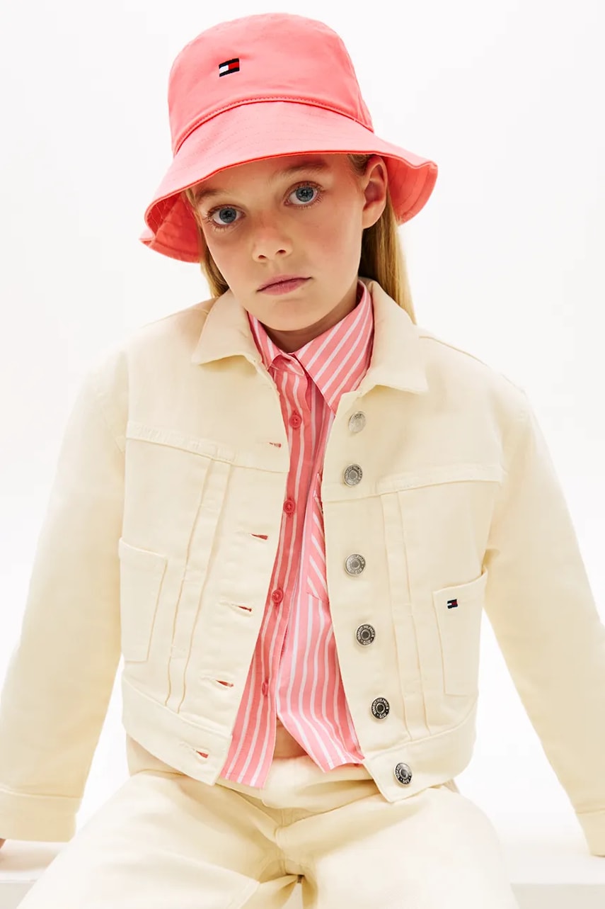Tommy Hilfiger bucket klobouk dětský bavlněný