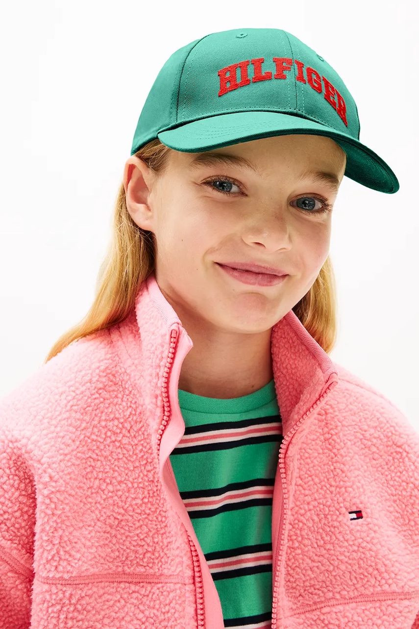 Tommy Hilfiger čiapka so šiltom detská bavlnená