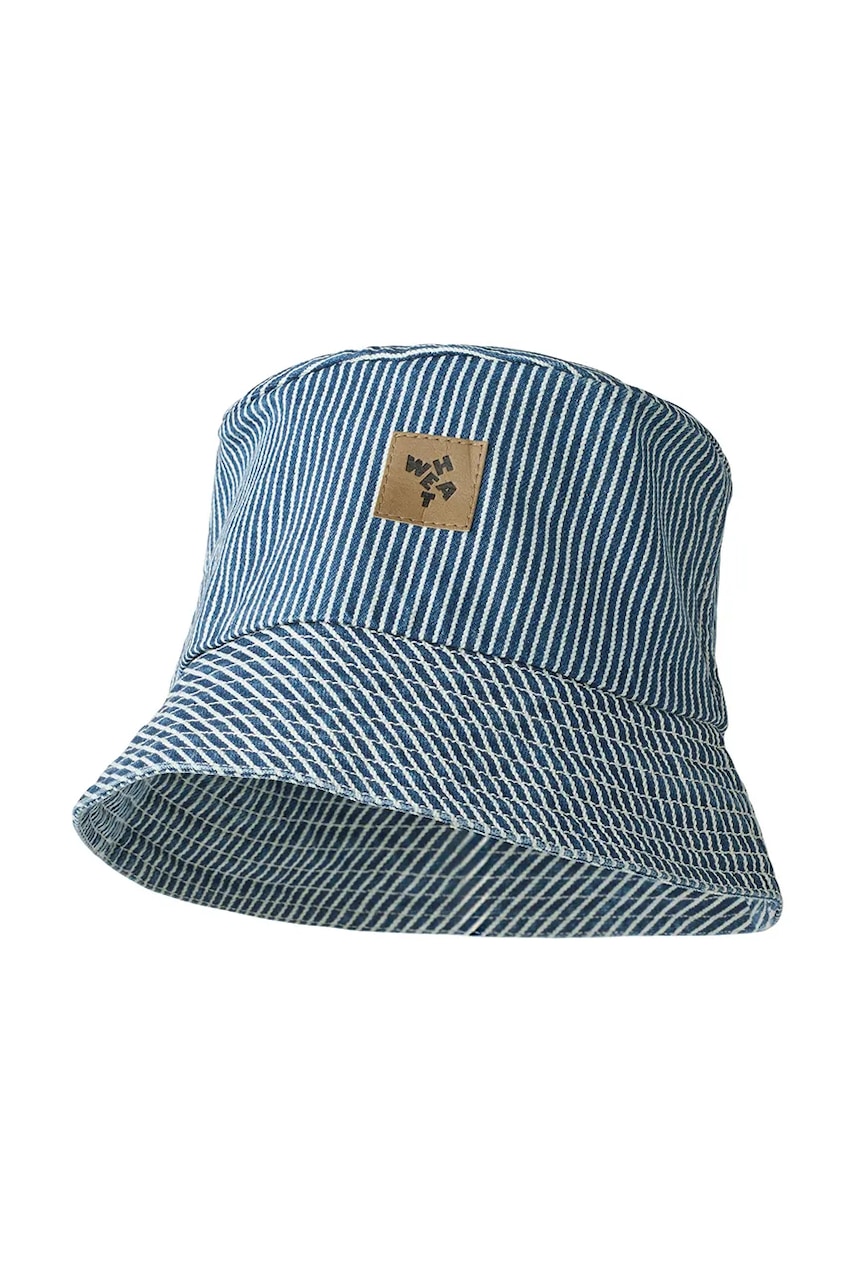 Παιδικό καπέλο από βαμβάκι Wheat 1804.436.GOTS μπλε 52/53,56/57,54/55