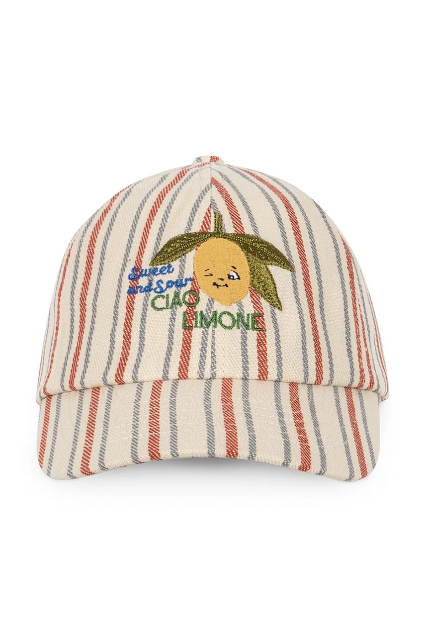 Konges Sløjd čiapka so šiltom detská bavlnená FRANKIE CAP GOTS