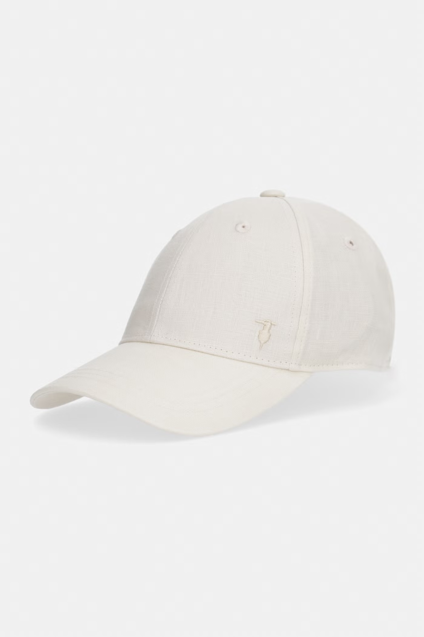 Trussardi șapcă de baseball pentru bărbați din in