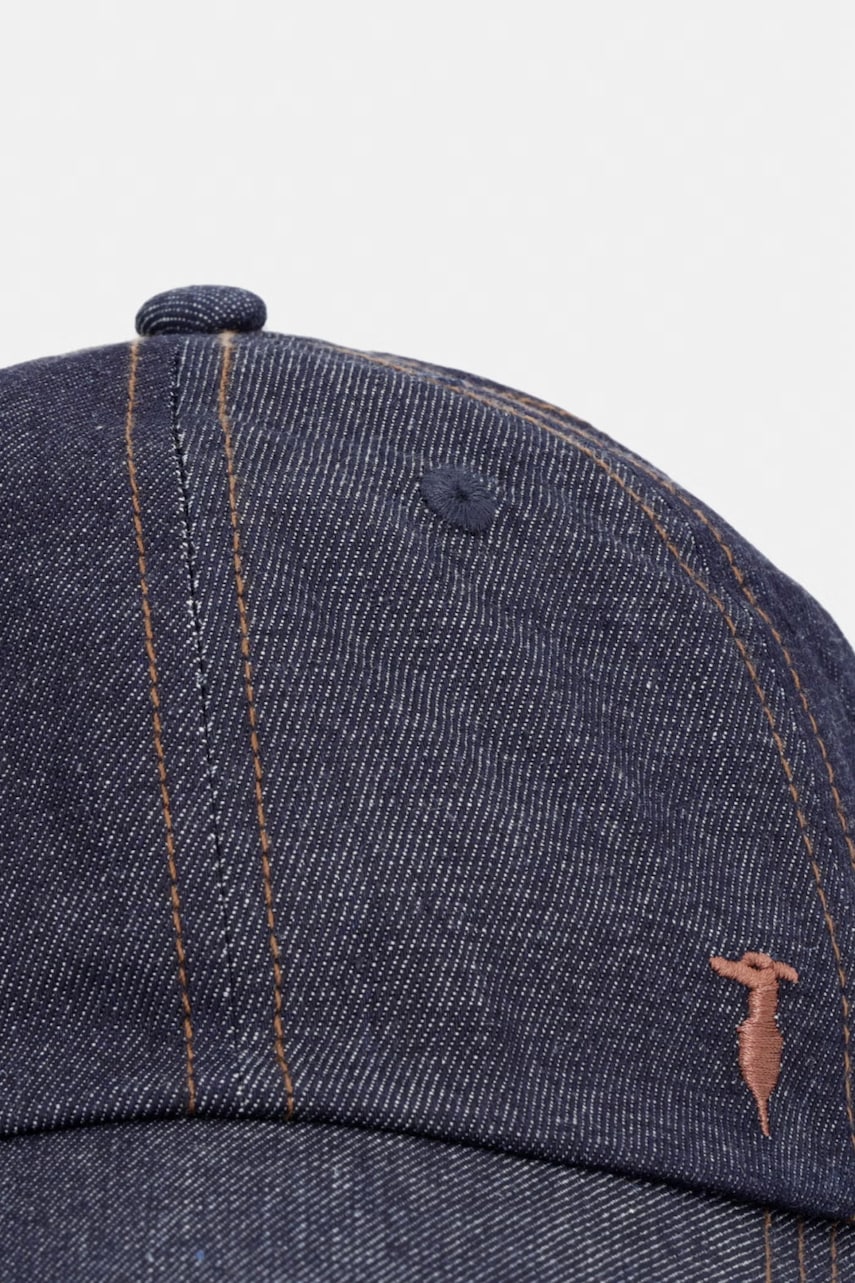 Džínová baseballová čepice Trussardi