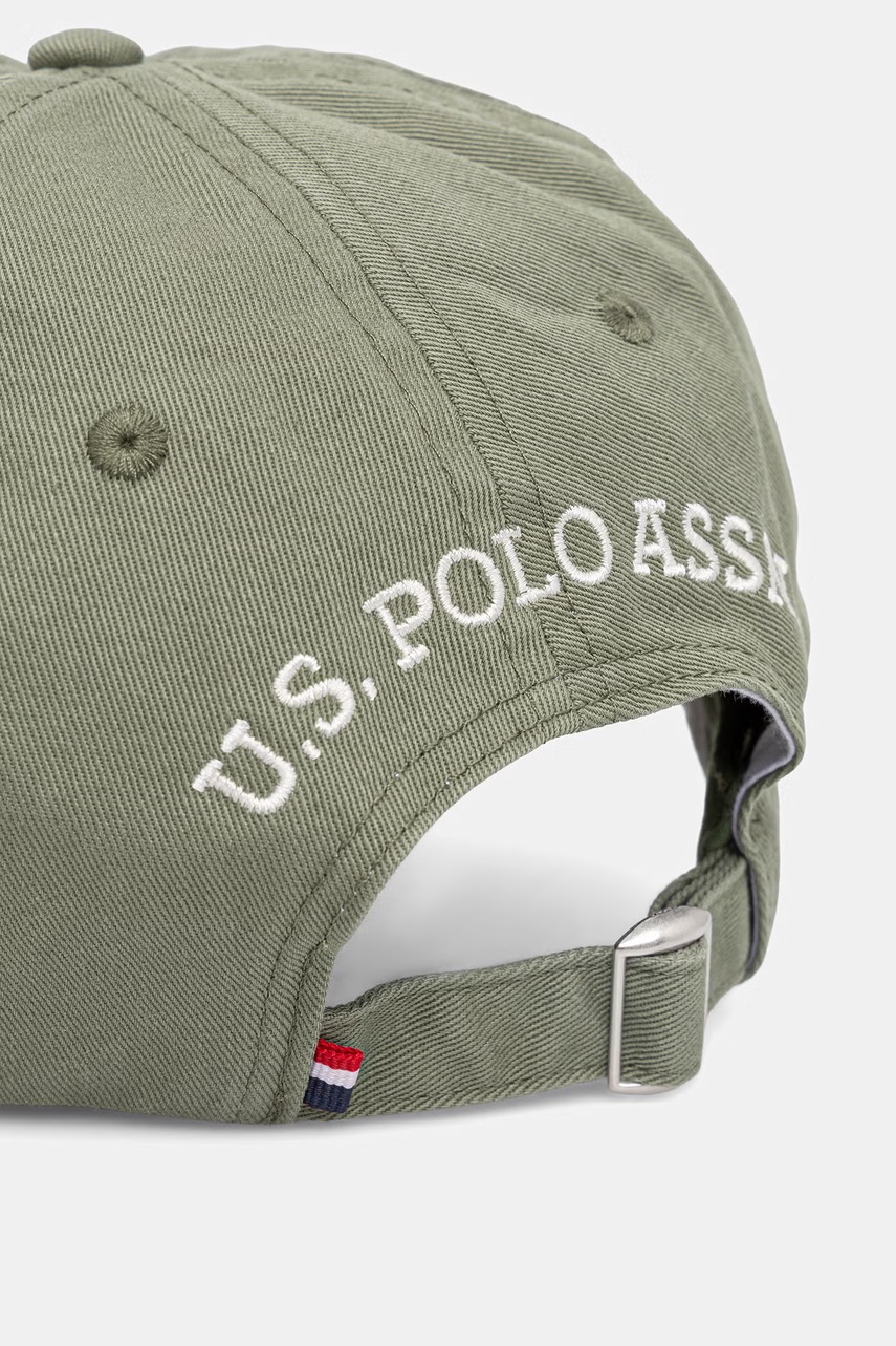 U.S. Polo Assn. čiapka so šiltom pánska bavlnená OUTLINE DHM WASHED CASUAL