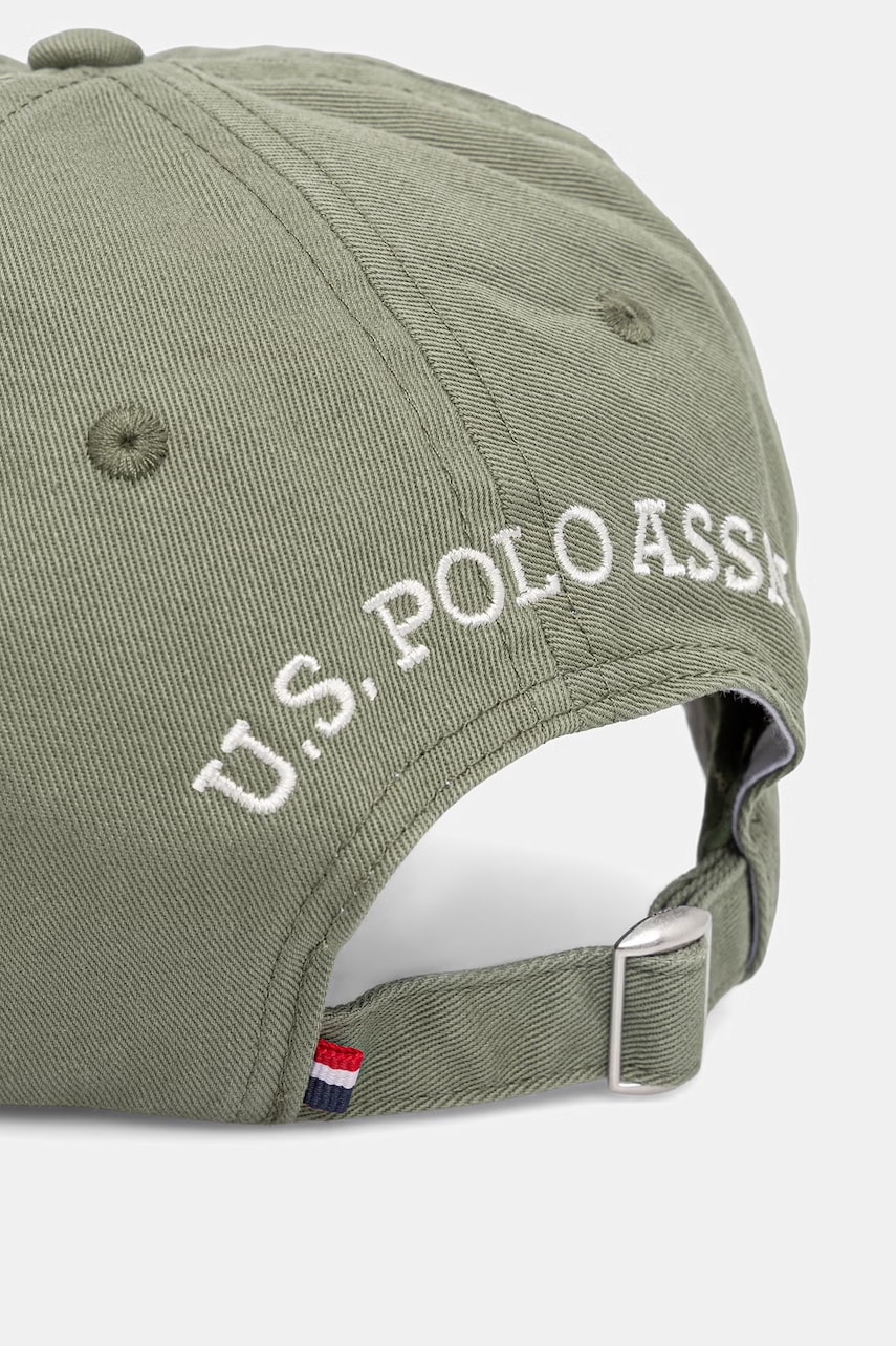 U.S. Polo Assn. čiapka so šiltom pánska bavlnená OUTLINE DHM WASHED CASUAL