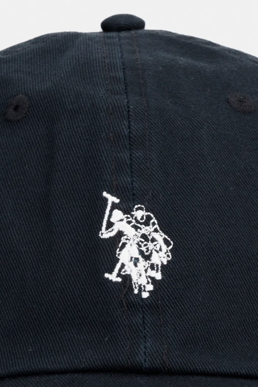 U.S. Polo Assn. Čiapka so šiltom pánska bavlnená OUTLINE DHM WASHED CASUAL