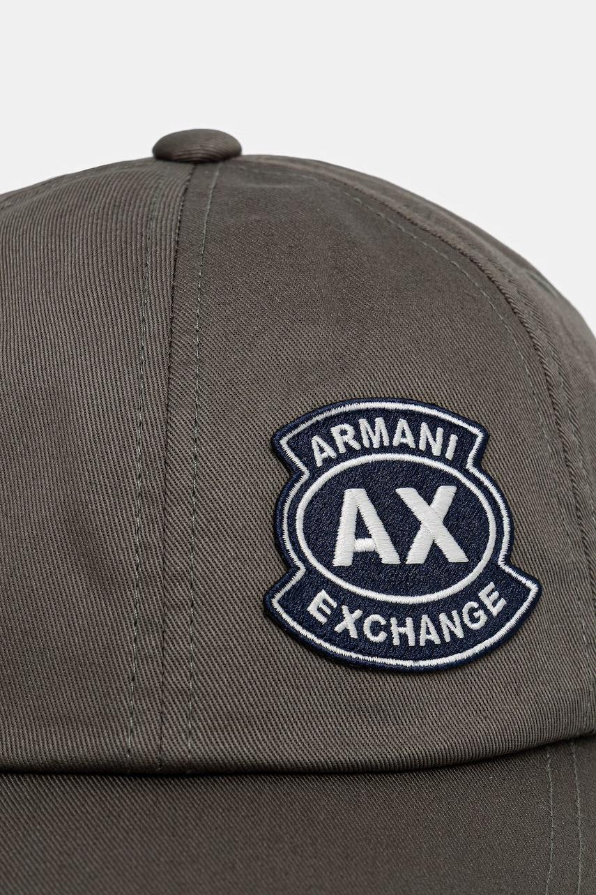 Armani Exchange bejzbalová čiapka pánska bavlnená