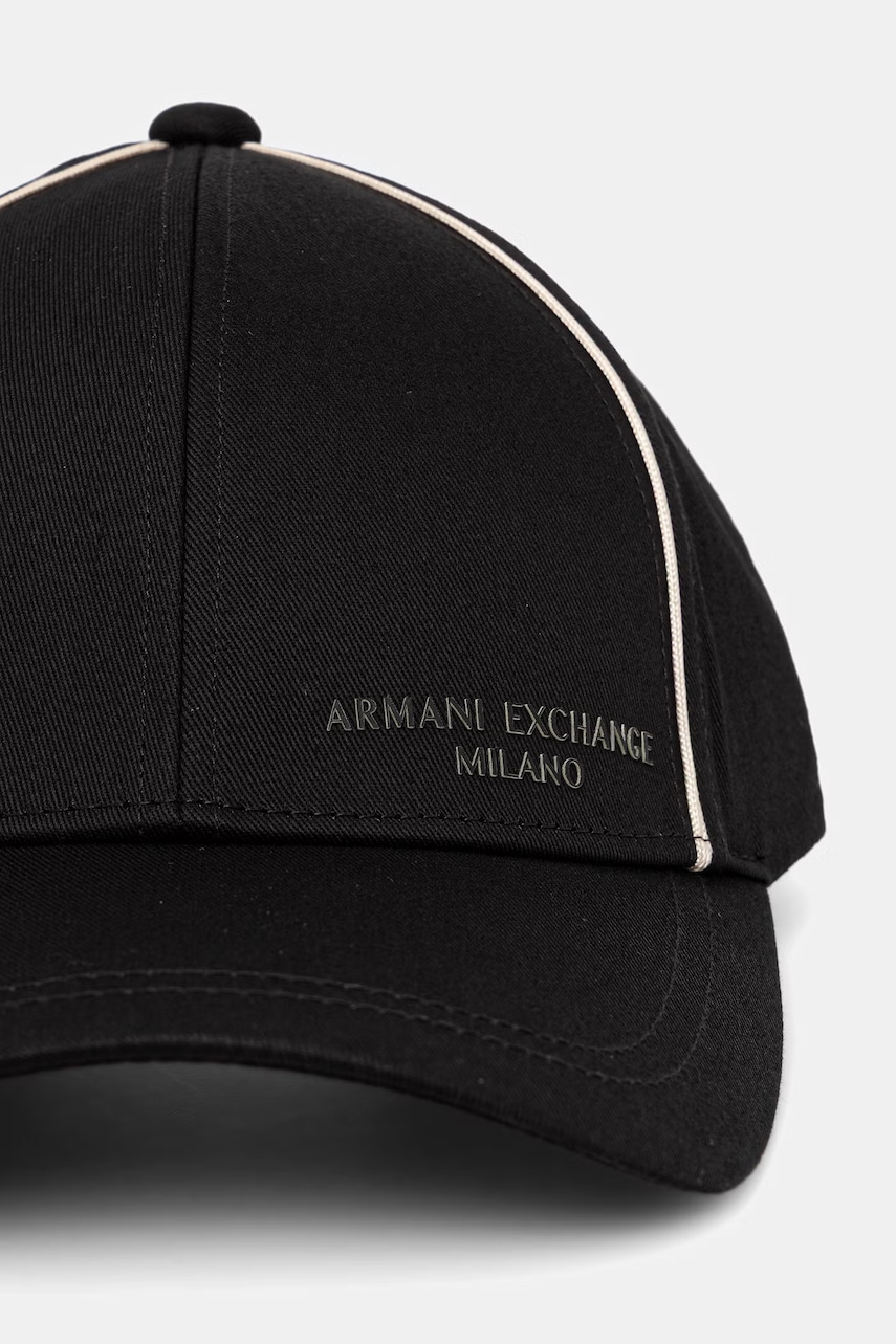 Pánska bavlnená šiltovka Armani Exchange