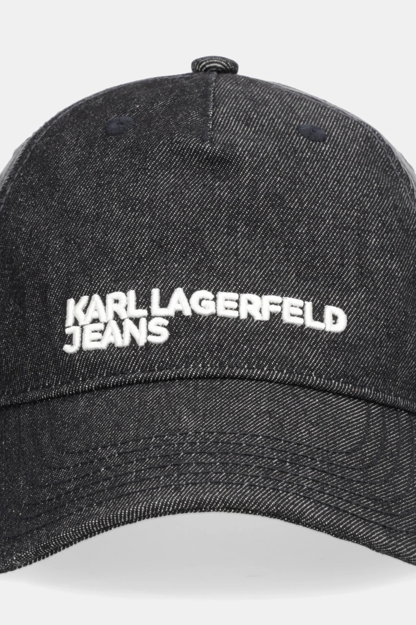 Džínsová šiltovka Karl Lagerfeld Jeans