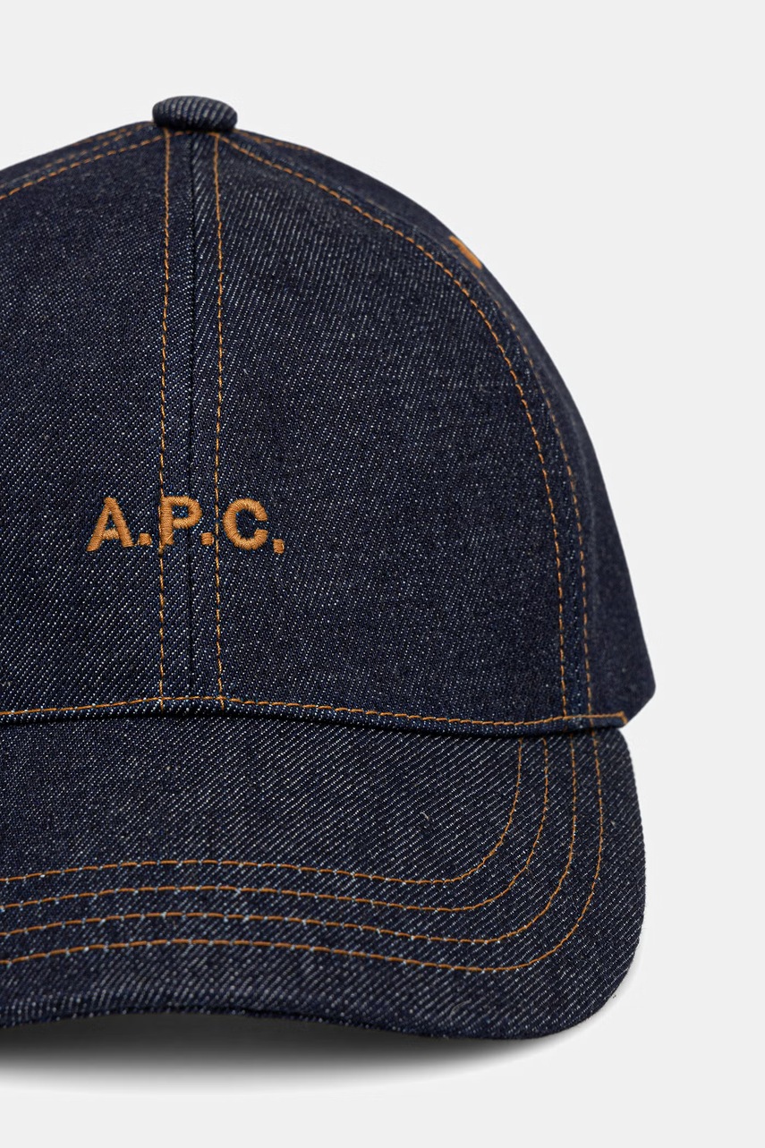 A.P.C. kšiltovka džínová CASQUETTE THAIS
