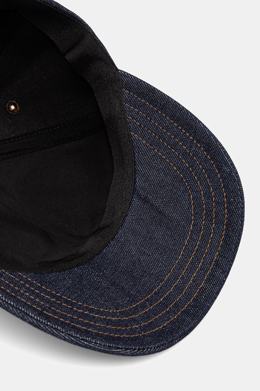 A.P.C. čiapka so šiltom rifľová CASQUETTE THAIS