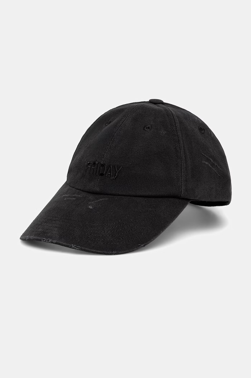 Vetements czapka z daszkiem bawełniana Friday Distressed