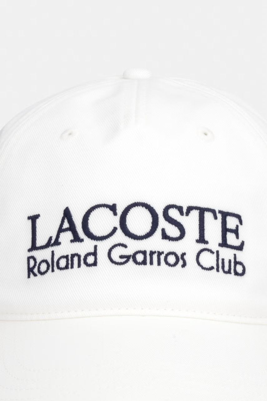 Lacoste čiapka so šiltom bavlnená