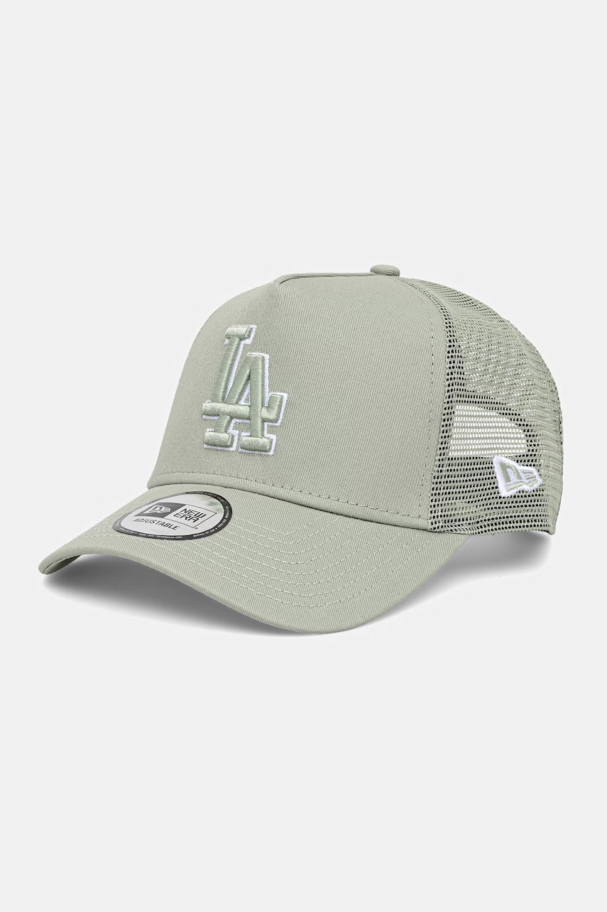 New Era czapka z daszkiem trucker z bawełną OUTLINE EF TRUCKER LA DODGERS