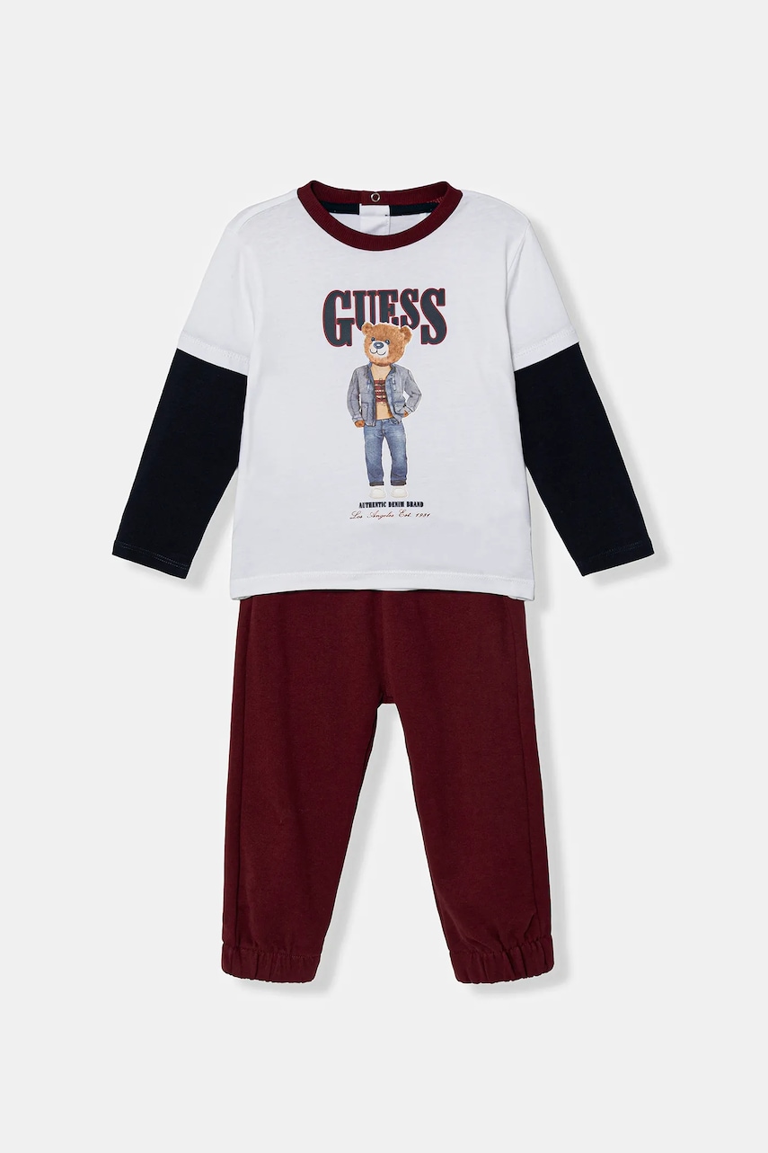 Guess set de bumbac pentru bebeluși 2-pack