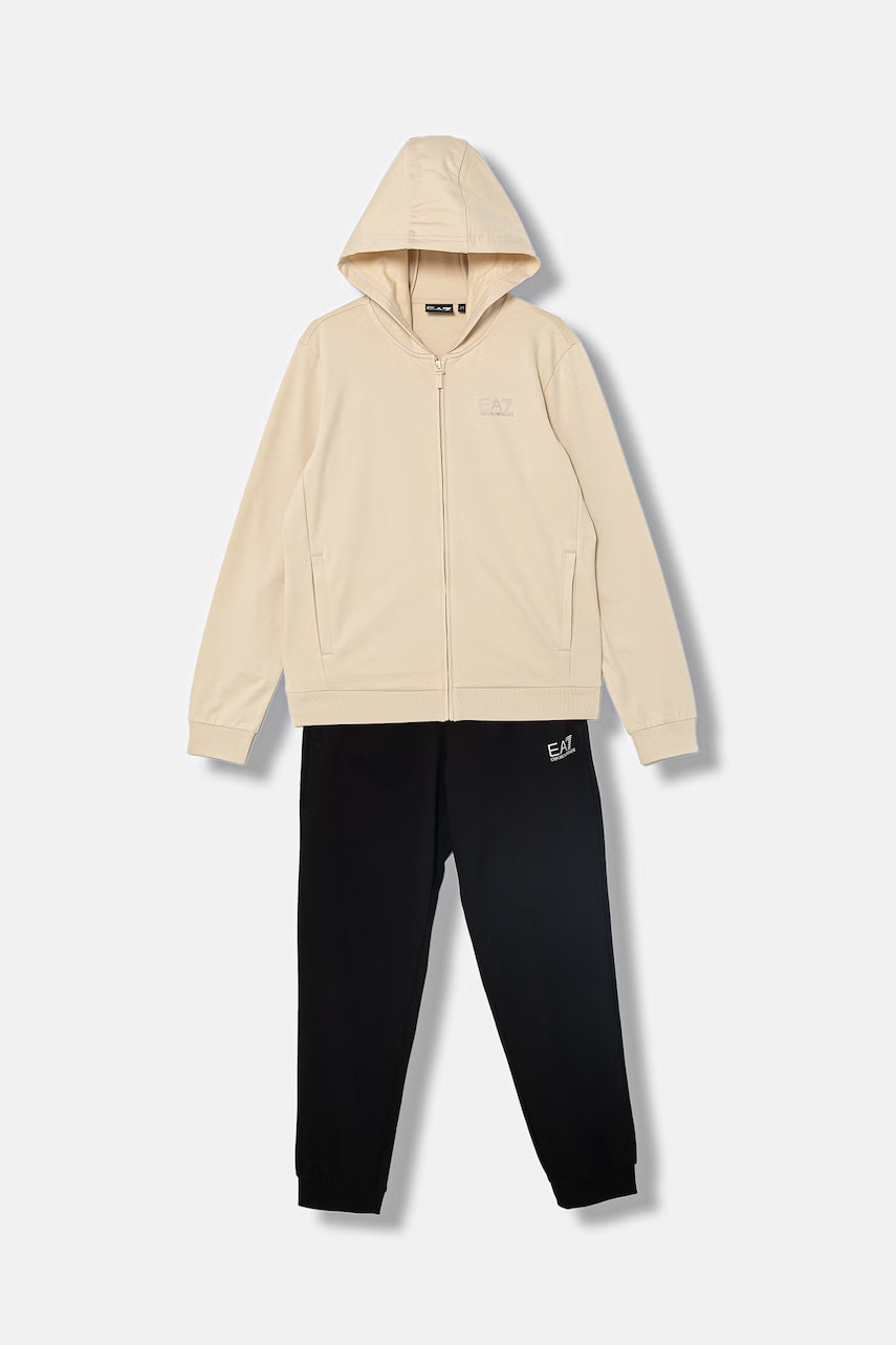 EA7 Emporio Armani set de trening pentru copii, din bumbac