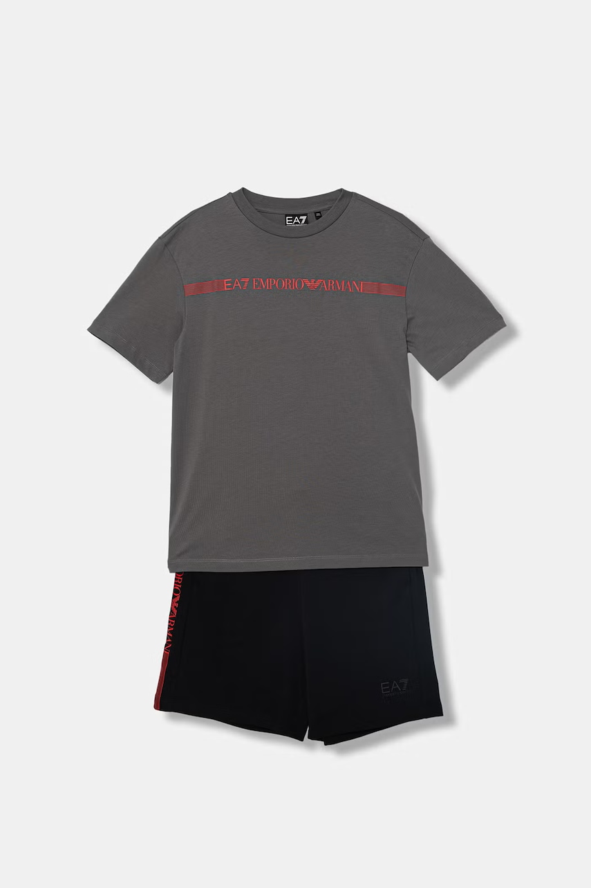 EA7 Emporio Armani compleu copii din bumbac