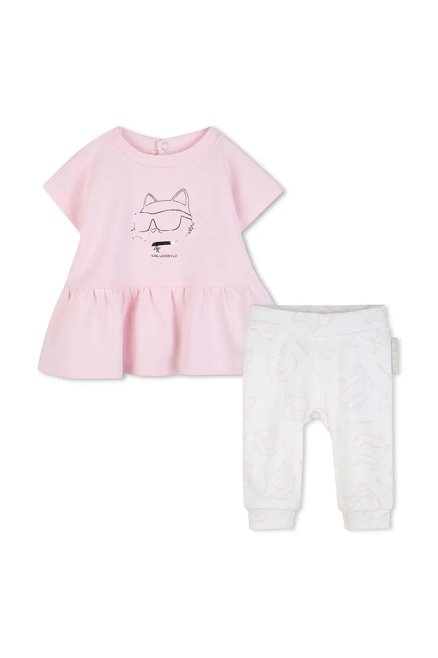 Karl Lagerfeld set de bumbac pentru bebeluși