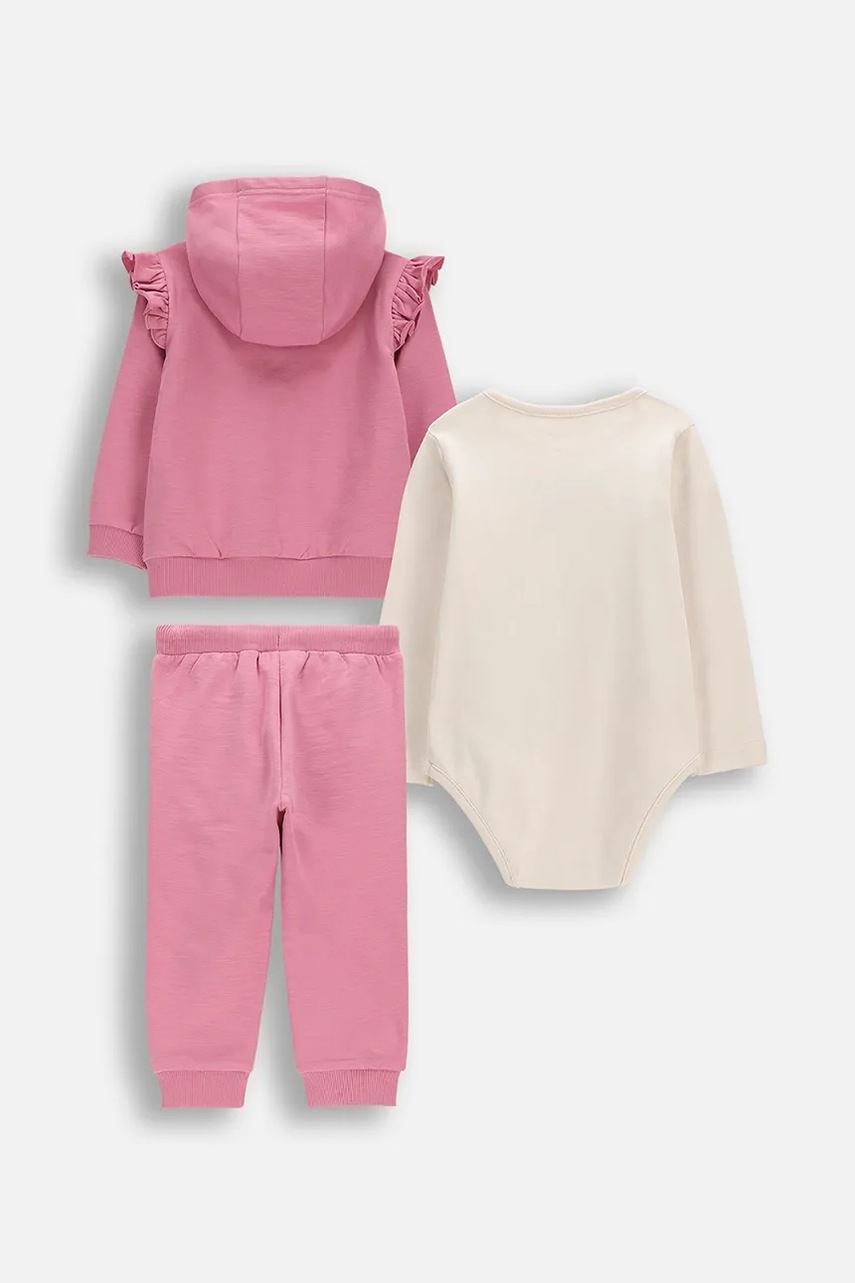 Coccodrillo teplákový set kojenecký bavlněný