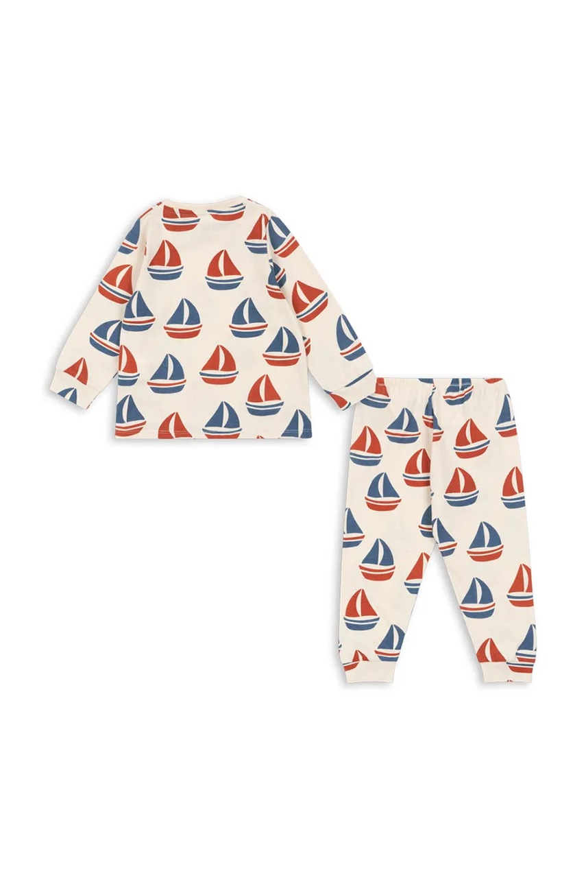 Дитячий бавовняний спортивний костюм Konges Sløjd GIO LS SET GOTS