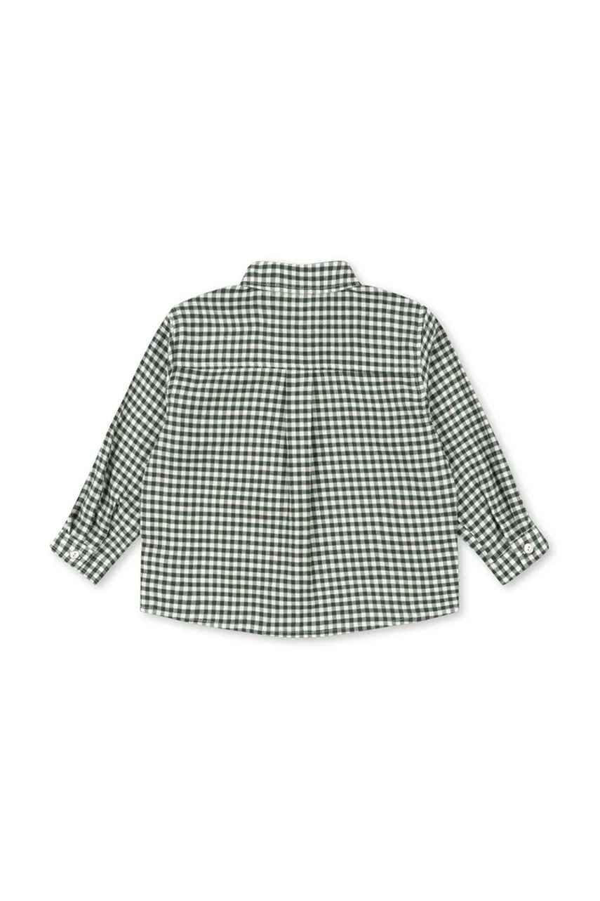 Детская хлопковая рубашка Konges Sløjd FORET LS SHIRT GOTS KS104194