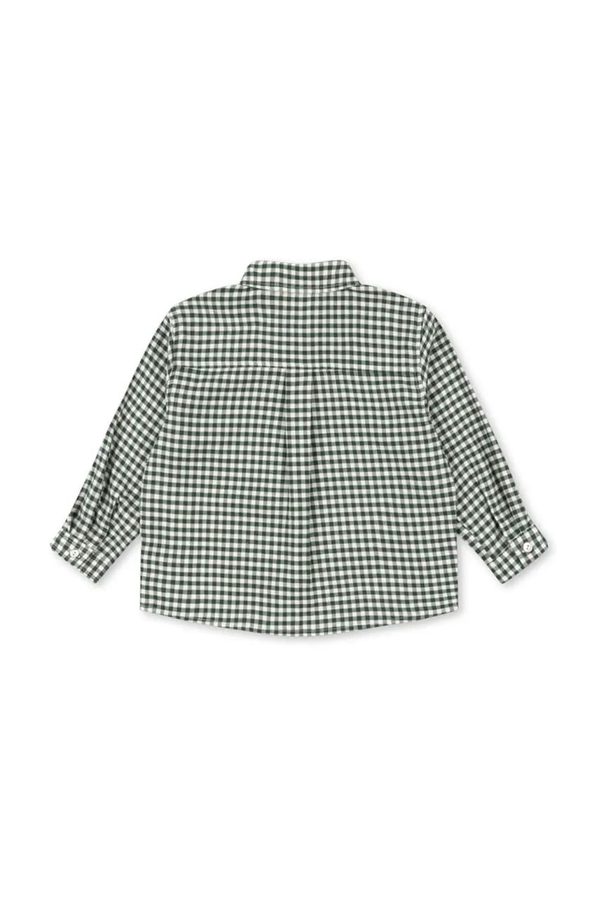 Детская хлопковая рубашка Konges Sløjd FORET LS SHIRT GOTS KS104194 Детская хлопковая рубашка Konges Sløjd FORET LS SHIRT GOTS KS104194