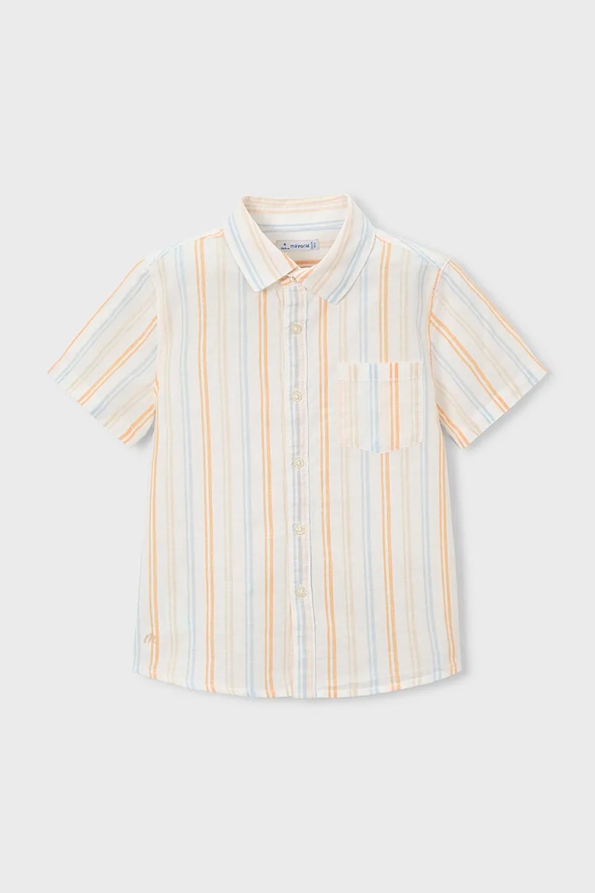 Детская рубашка с добавлением льна Mayoral