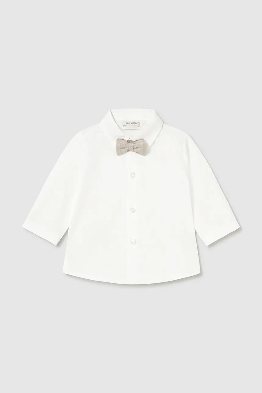 Mayoral Newborn cămașă din bumbac pentru bebeluși