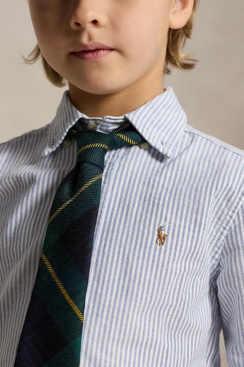 Detská bavlnená košeľa Polo Ralph Lauren