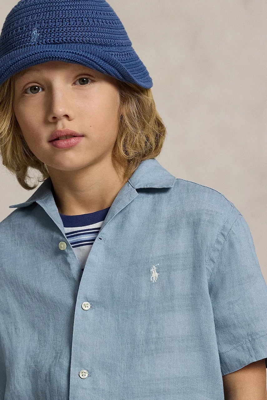 Polo Ralph Lauren Košeľa detská ľanová