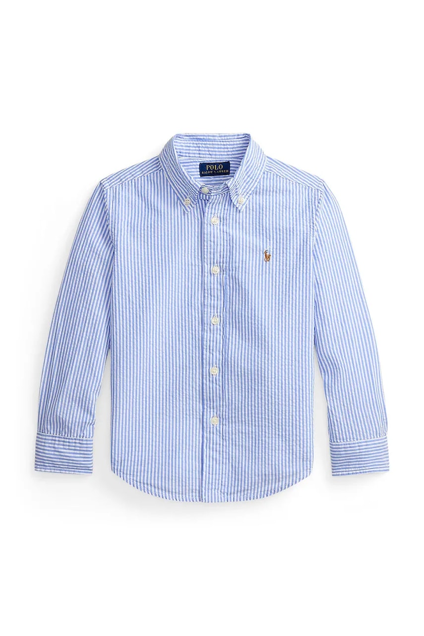 Polo Ralph Lauren cămașă oxford pentru copii din bumbac