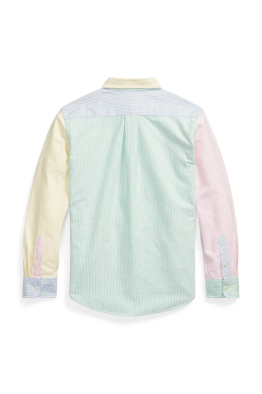 Детская хлопковая рубашка Polo Ralph Lauren Детская хлопковая рубашка Polo Ralph Lauren