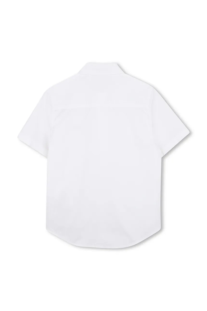 Παιδικό βαμβακερό πουκάμισο BOSS φωτογραφία