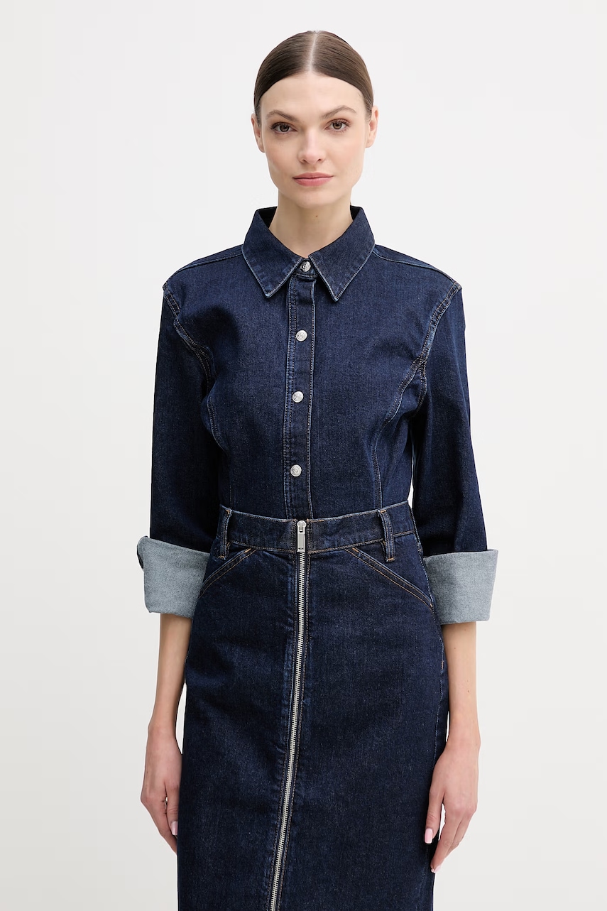 Τζιν πουκάμισο Calvin Klein Jeans