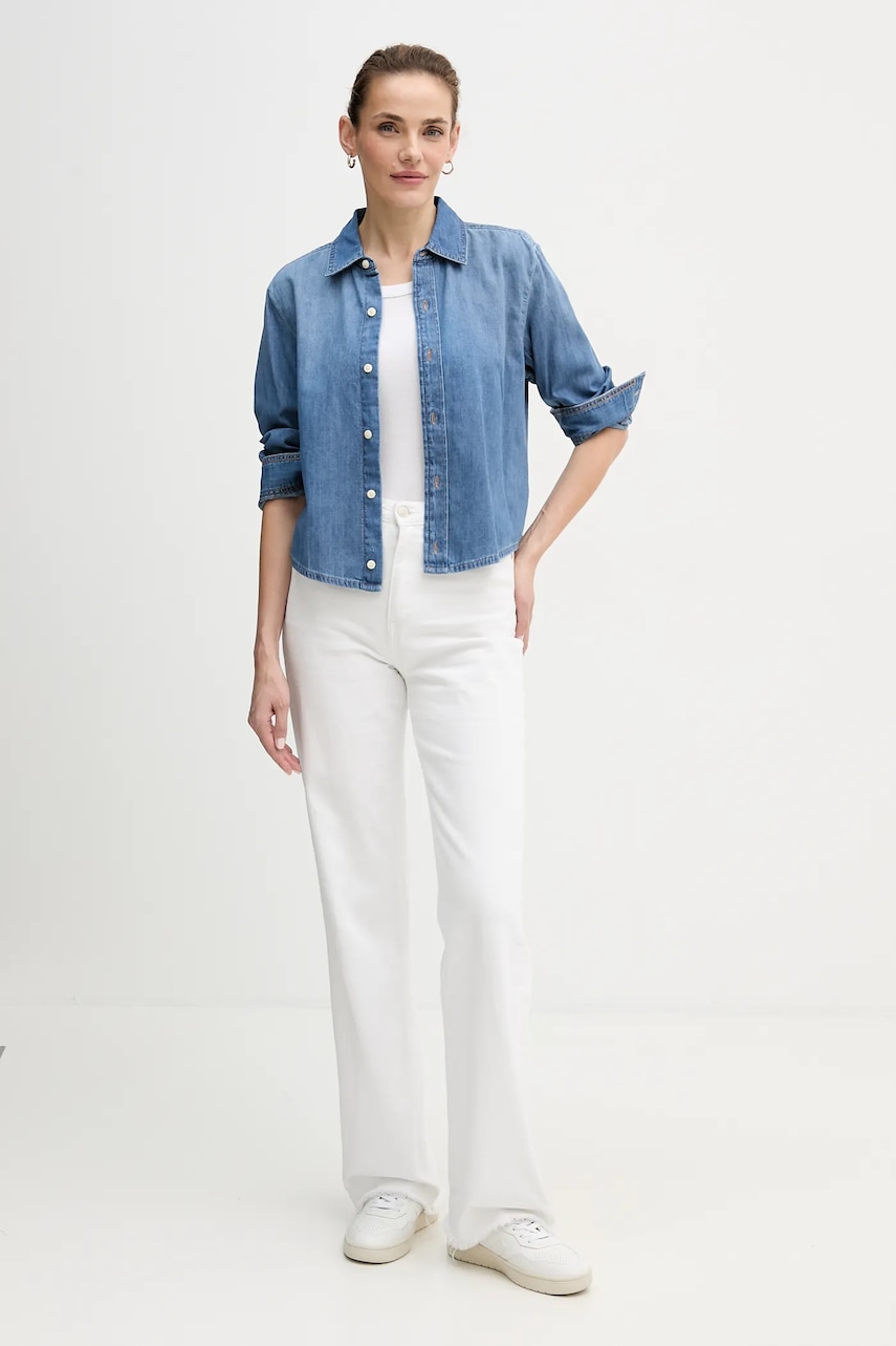 Rifľová košeľa Calvin Klein Jeans