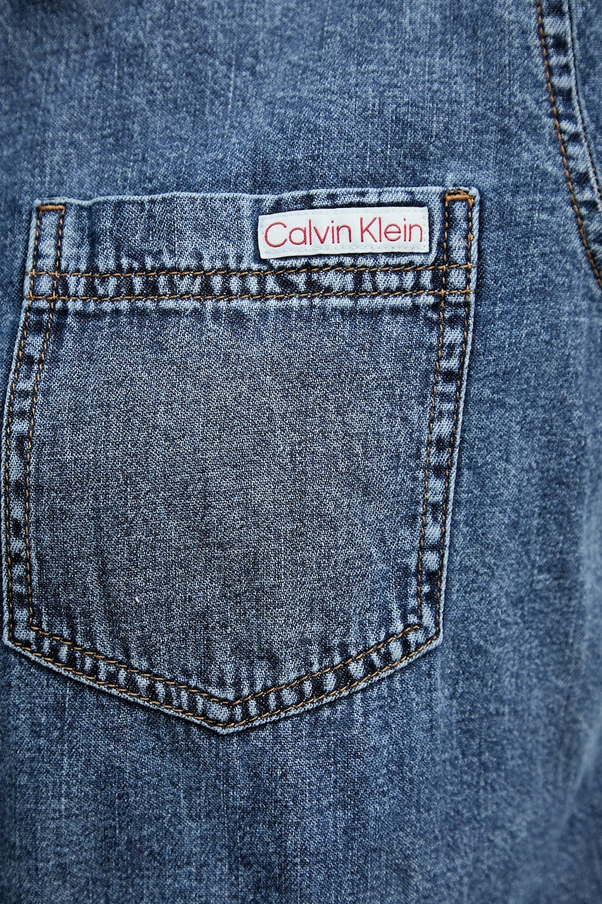Rifľová košeľa Calvin Klein Jeans