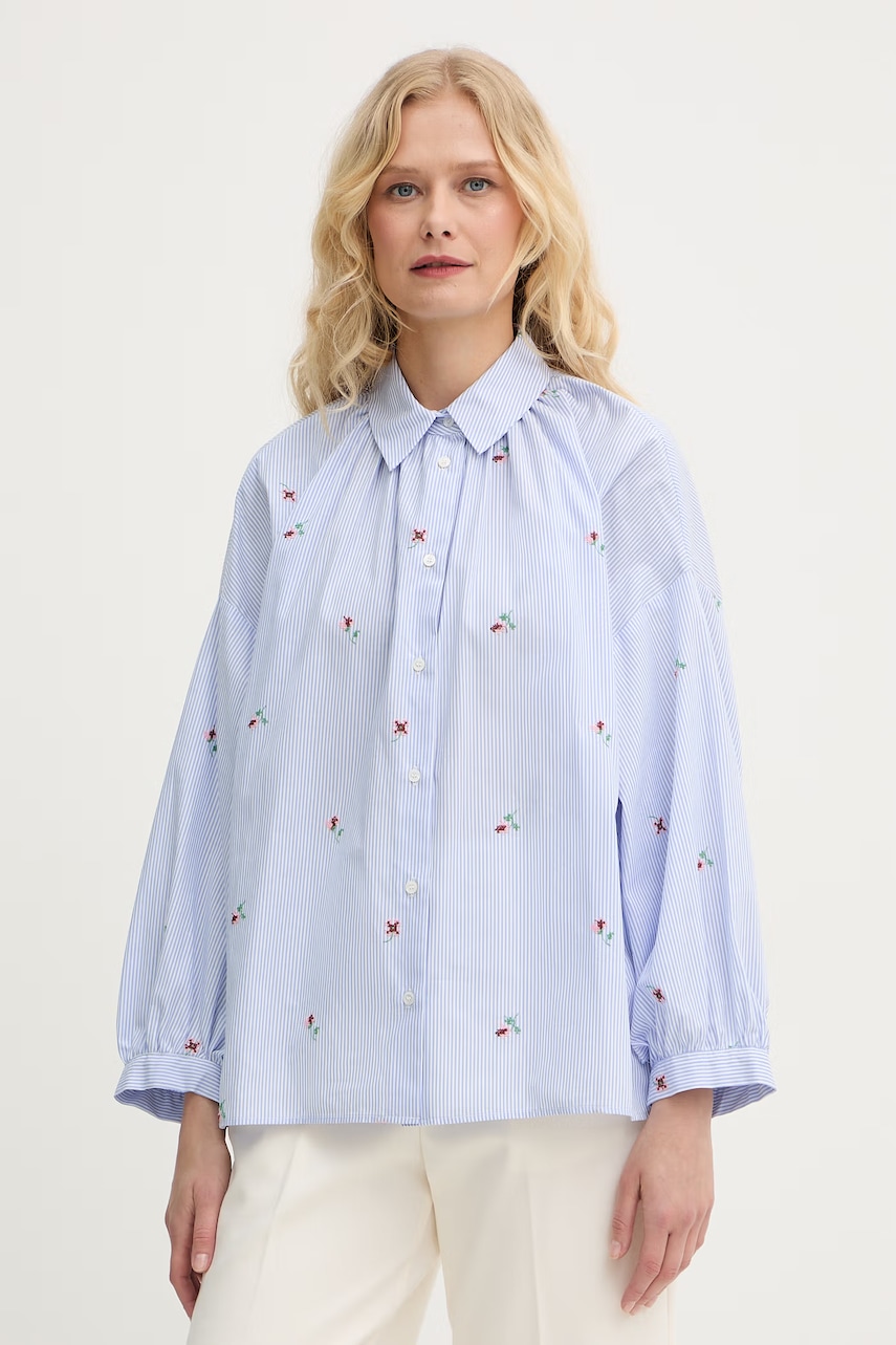 Weekend Max Mara πουκάμισο γυναικείο βαμβακερό BUTTERFLY