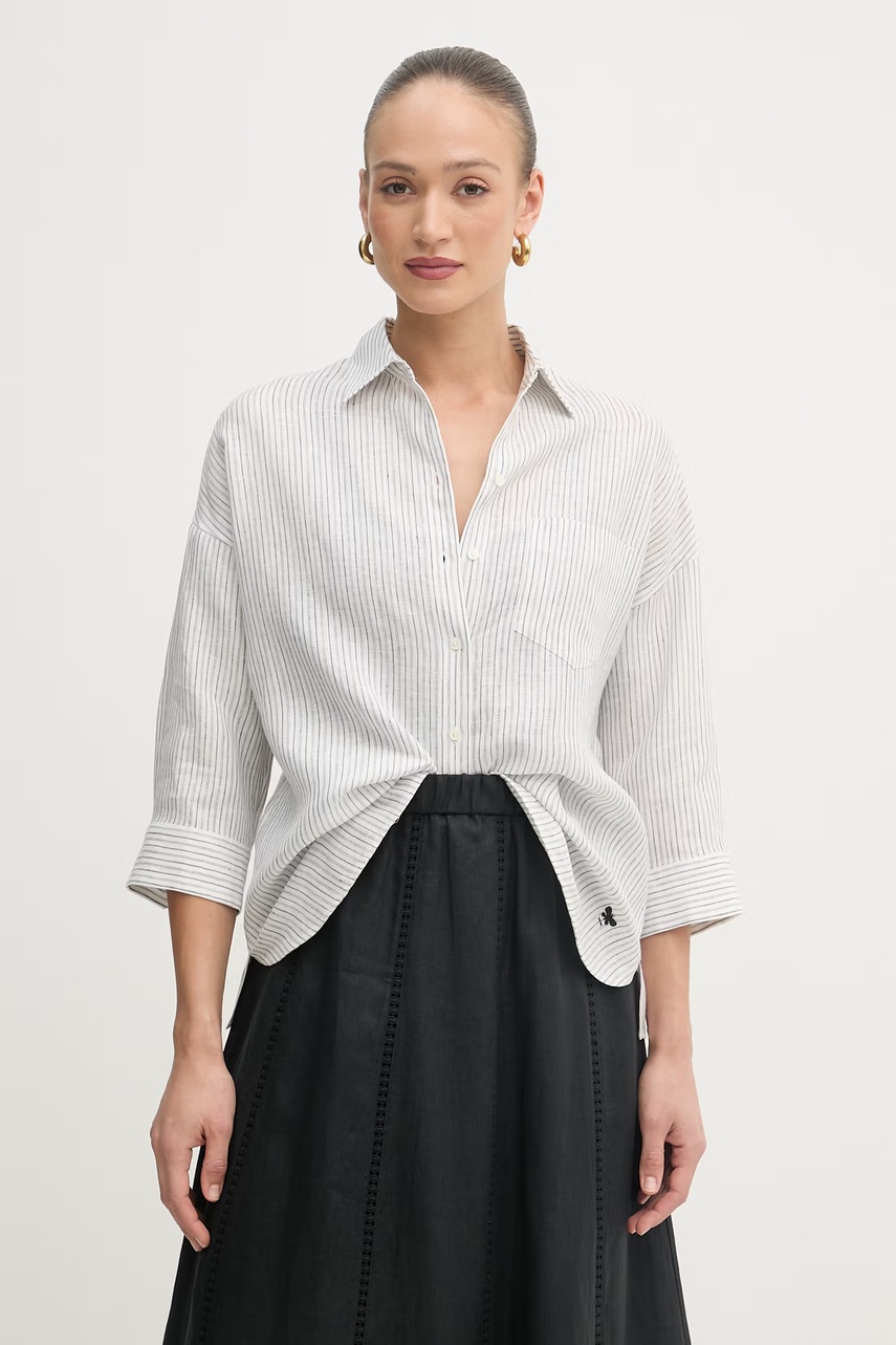 Weekend Max Mara Πουκάμισο γυναικείο λινό PANETTO