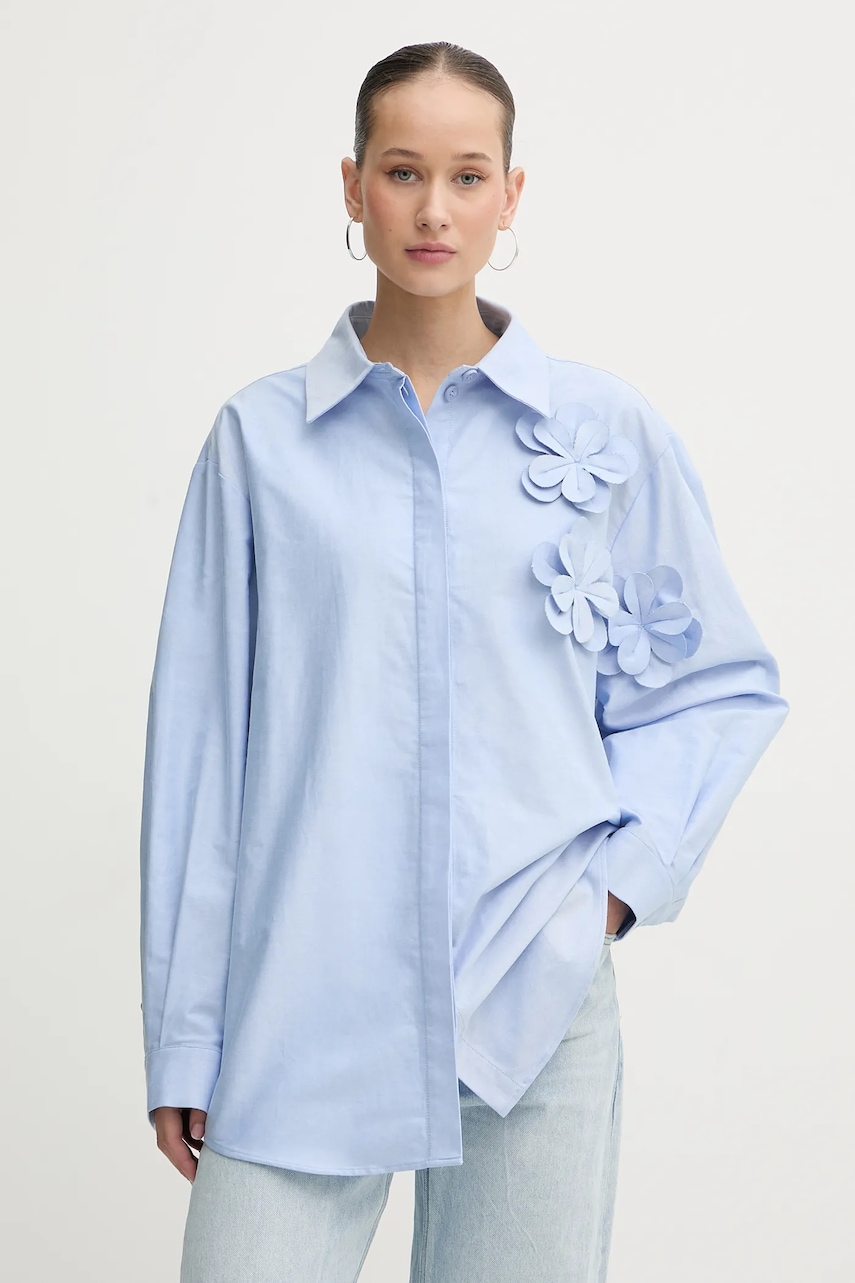 Stine Goya cămașă din bumbac cu guler clasic, relaxed, SG-PS26-T138-2464