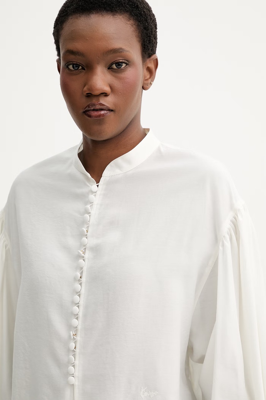 Košile s příměsí hedvábí Kenzo (obrázek 4)