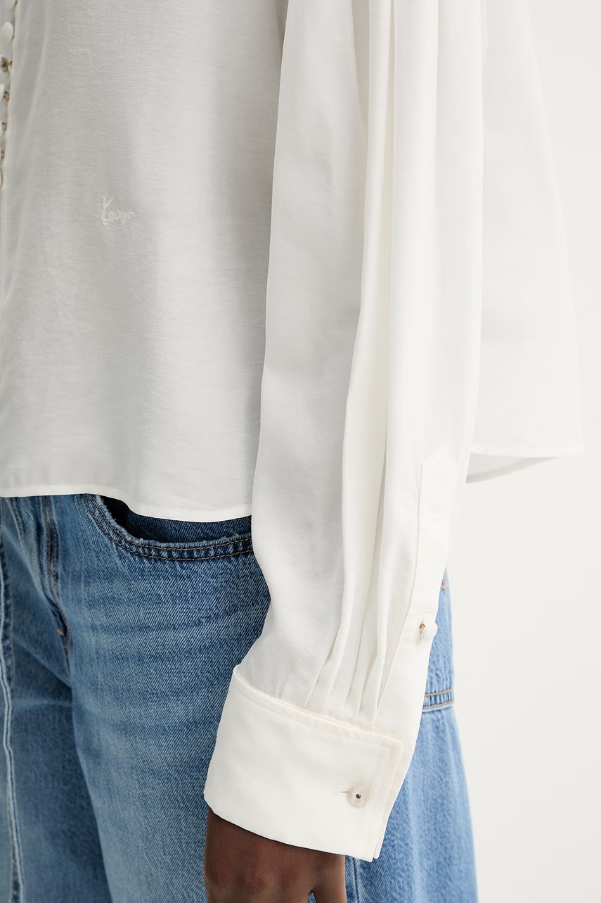 Košile s příměsí hedvábí Kenzo (obrázek 5)