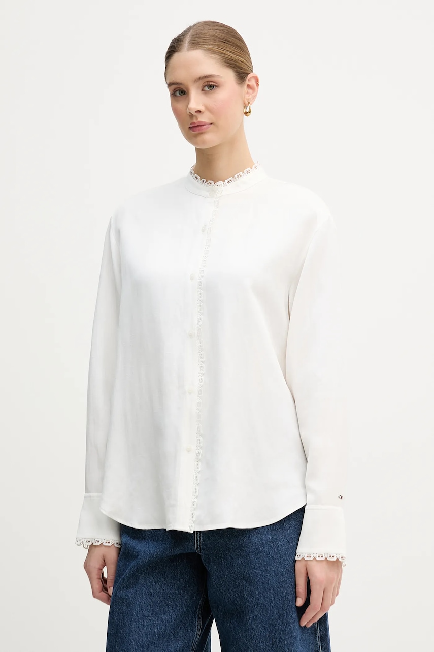 Λινά Γυναικεία Πουκάμισα Tommy Hilfiger