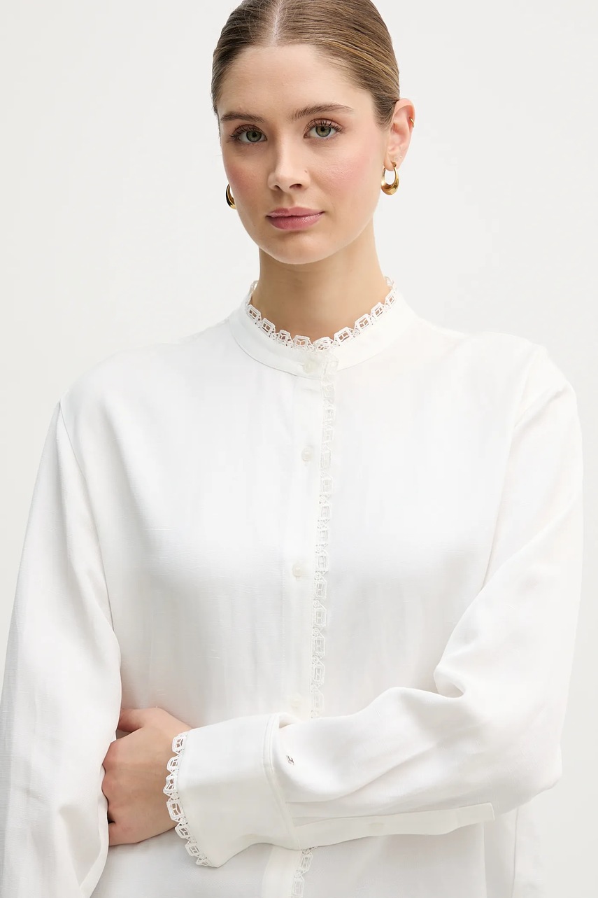 Košile s příměsí lnu Tommy Hilfiger (obrázek 4)