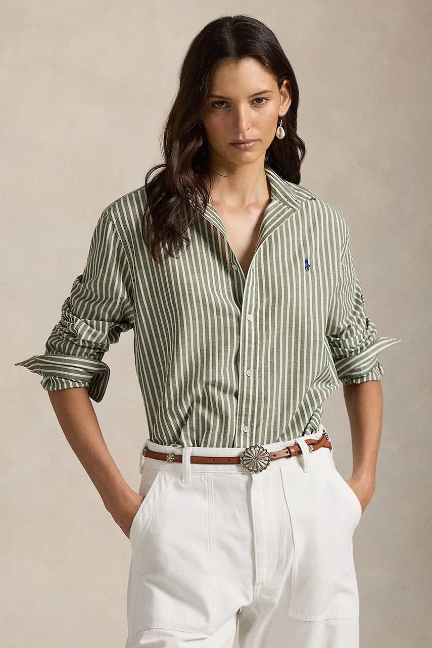 Πουκάμισο με προσθήκη λινού Polo Ralph Lauren