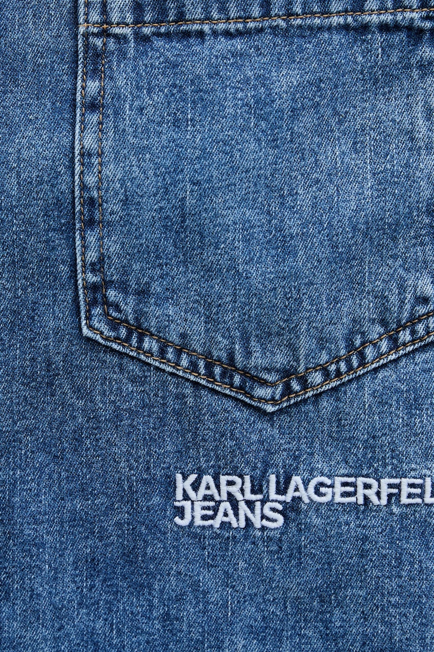 Rifľová košeľa Karl Lagerfeld Jeans
